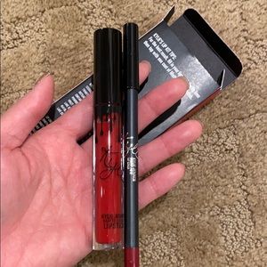 Kylie Cosmetics Makeup - BRAND NEW Kylie Jenner Lip Kit in iconic red Kylie Cosmetics Makeup - BRAND NEW Kylie Jenner Lip Kit in iconic red